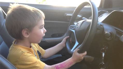 Boy Driving Car Youtube