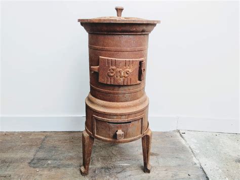Maybe you would like to learn more about one of these? Antique French Eno Charcoal Coal Wood Fuel Small Burner Stove Rusty Brown Heavy Metal Heater ...