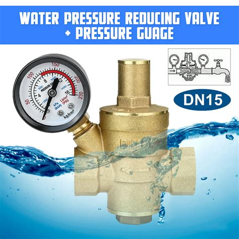 Dn15 34 Pn 16 Adjustable Brass Water Pressure Reducing Regulator