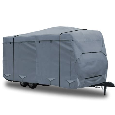 Gearflag Travel Trailer Rv Cover 4 Layers Top Fits 15 17 Reinforced