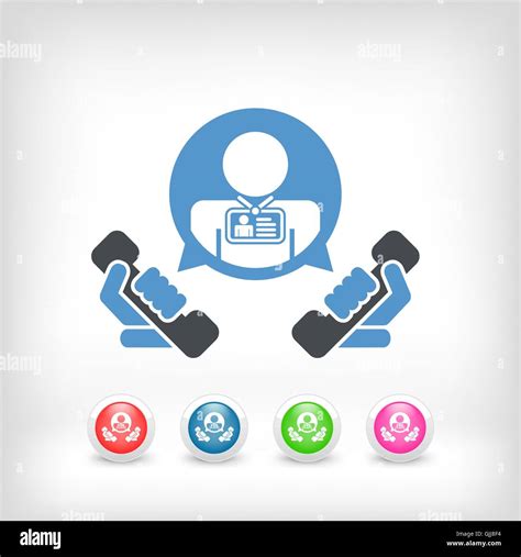 Contact Us Icon Stock Vector Image And Art Alamy