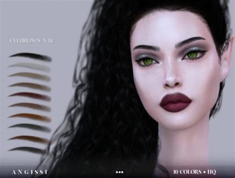 Eyebrows No2 At Alainalina The Sims 4 Catalog