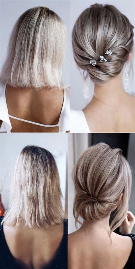 Ah, the eternal dilemma about how to do your hair for a wedding. 20 Medium Length Wedding Hairstyles for 2019 Brides ...