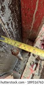 Metering Construction Perpendicular Check Stock Photo 1895167624