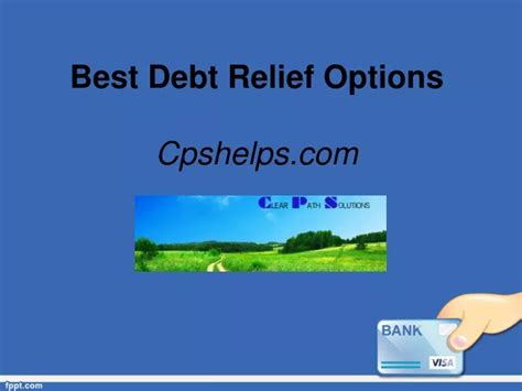 Ppt Best Debt Relief Options Powerpoint Presentation