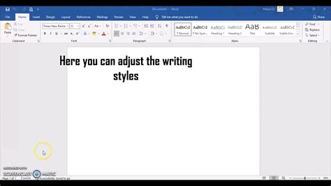 How To Use Ms Word Youtube
