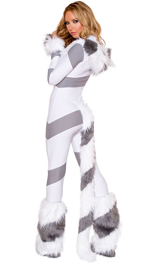 sexy gray pretty kitty cat costume n10882