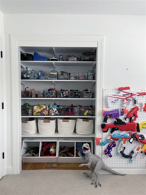 Simply Done Organized Playroom Closet Simply Organized