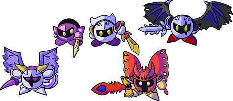 Kirby Meta Knight Dark Galacta And Morpho By Tent2 On Deviantart