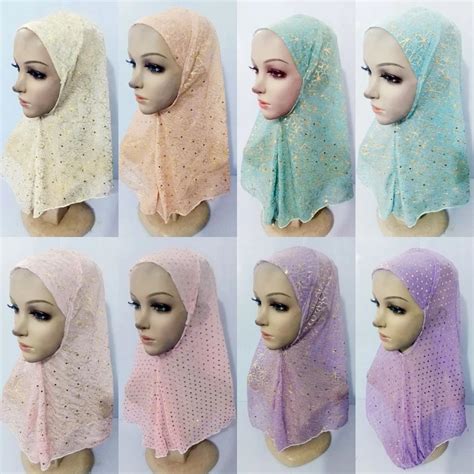 summer muslim women instant amira cap islamic thin hijab headscarf arab shawls turban head wrap