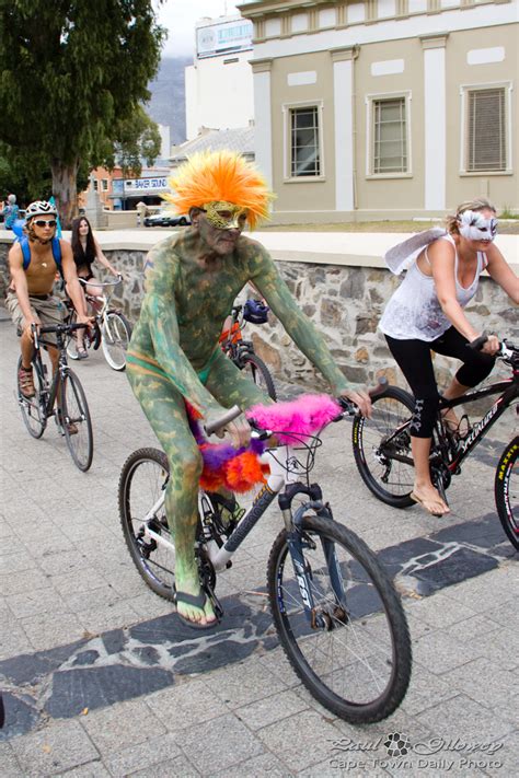 Not So Very Naked World Naked Bike Ride Cape Town Daily Photo