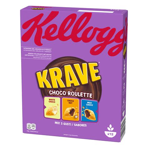 cereales con chocolate krave kellogg s 375 g kellogg s krave carrefour supermercado compra online