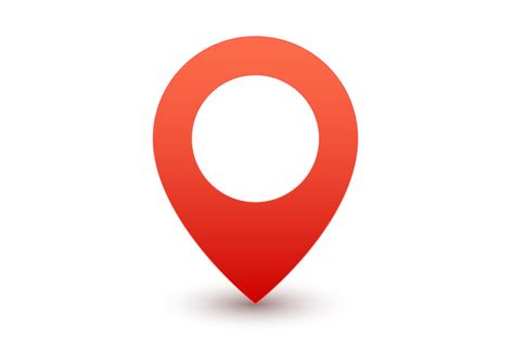 Gps Red Pin Map Marker Or Travel Symbol Vector Icon On White Backgrou