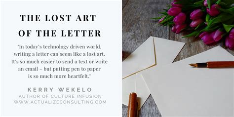 The Lost Art Of Letter Writing