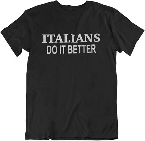 Italians Do It Better As Seen On Madonna Womens Band Organic Cotton T Shirt Amazon Co Uk