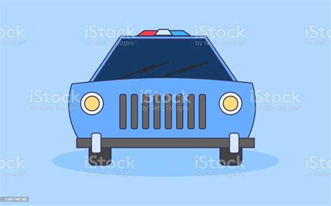 Police Car Cartoon Design Stock Illustration Download Image Now