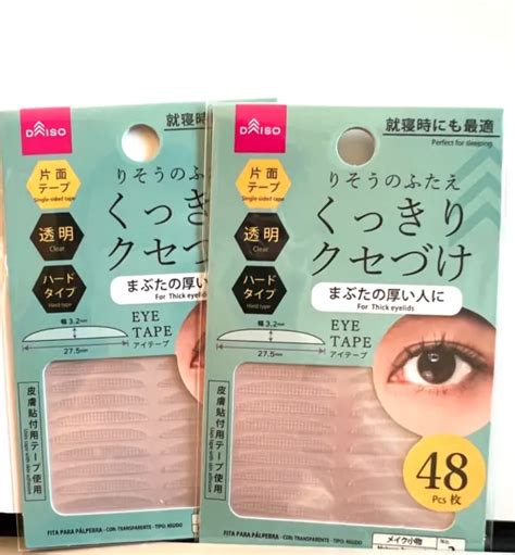Lot Of Daiso Japan Double Eyelid Eye Tape For Thick Eyelids