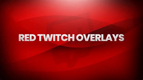 Red Twitch Overlay List Most Wanted Hexeum
