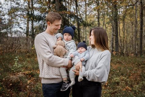 Familiefotografering I Skogen Fotograf Berit Fredheim