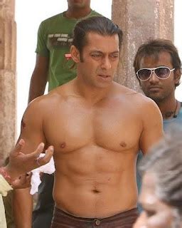 Shirtless Bollywood Men Salman Khan Shirtless On Set Topless On Shoot