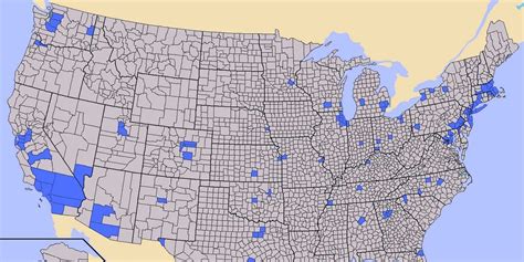 Population in the states of the u.s. Half Of The United States Lives In These Counties ...
