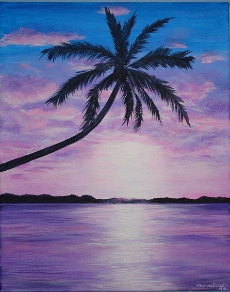 Purple Sunset By Wahleyah Black