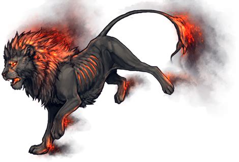 Lion Hell Helllion Fire Freetoedit Sticker By Emonoctis