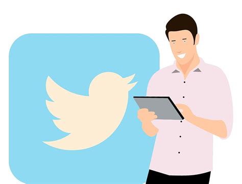 Twitter Promotion Social Media Marketing Man Devices Twitter