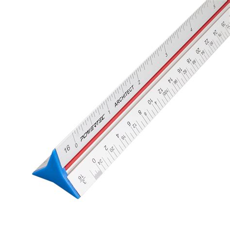 80014 Triangular Architect Scale Ruler Imperial Three Sided