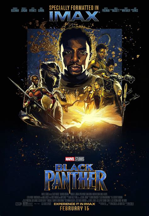 Black Panther Movie Gets A Shiny Imax Poster