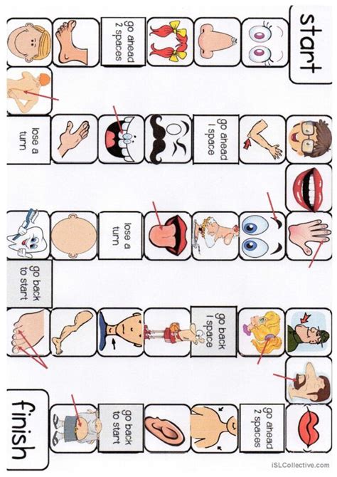Body Boardgame Board Game English Esl Worksheets Pdf Doc Hot Sex Picture