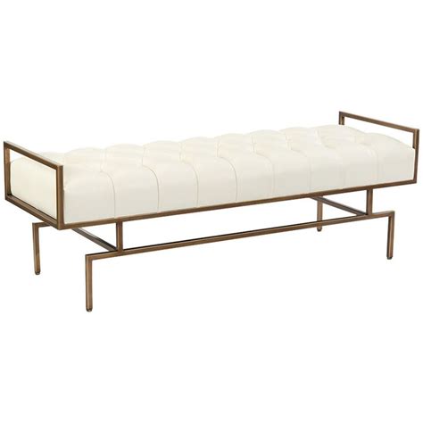 John Richard Wiggins Leather Bench Bedroom Benches Leather Bench