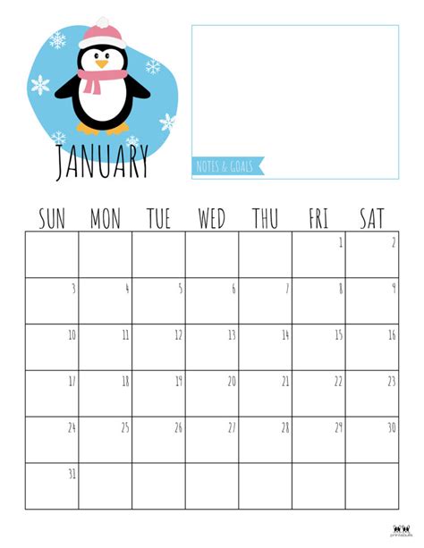 January 2021 Calendars 15 Free Calendars Printabulls