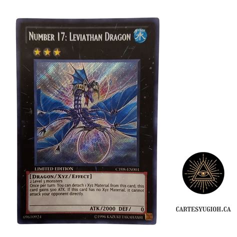 Yu Gi Oh Number 17 Leviathan Dragon Limited Edition