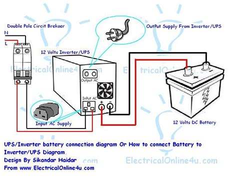 The first component is emblem that indicate electrical component from the circuit. How To Connect UPS & Inverter to Battery and To AC Supply - Electricalonline4u
