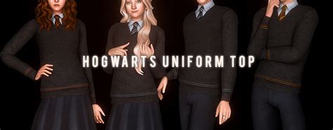 Best Hogwarts Uniform Custom Content For The Sims 4 — Snootysims