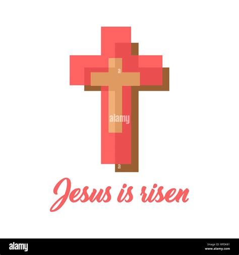 Cross Of Jesus Christ Easter Illustration Stock Vector Image And Art Alamy