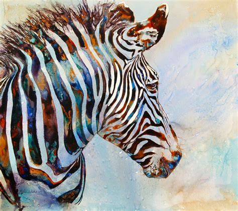 Watercolor Paintings Of Zebras Imperial Zebra Animaux Pinterest