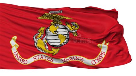 Waving Marine Corps Flag