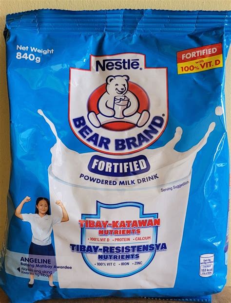 Bear Brand Fortified Powdered Milk 840 Grams Ebay