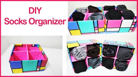 Here are the diy sock drawer organizer options. DIY Socks Organizer | How to organize socks easily - YouTube