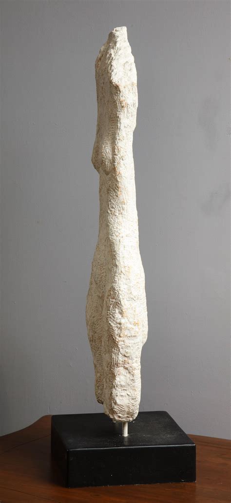 Modernist Stone Sculpture Of A Female Nude Torso