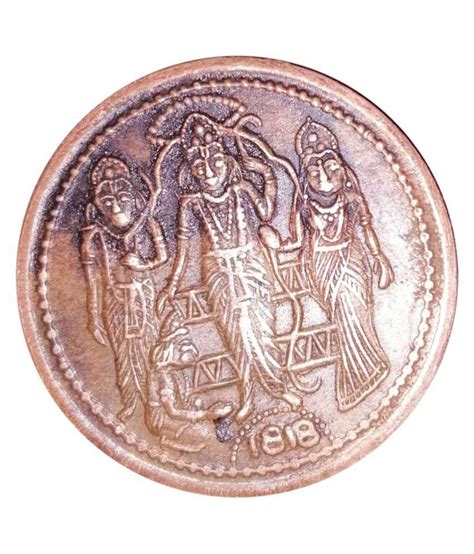 East India Company Half Anna Ramlaxman And Sita 1818 Token Coin Buy