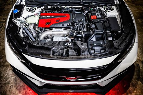 Honda Civic Type R Fk8 Cool Engine Bay Upgrade To Real Carbon Fiber