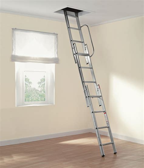 Abru 3 Section Loft Ladder With Handrail Reviews
