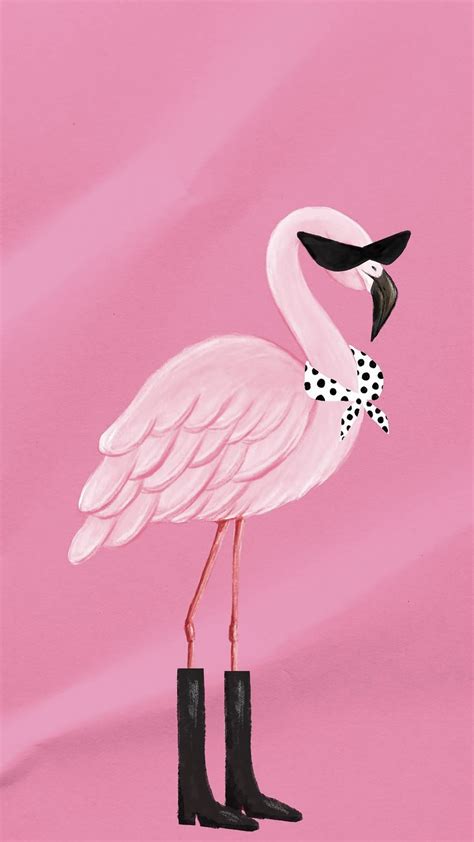 Cool Flamingo Iphone Wallpaper Pink Premium Photo Illustration Rawpixel