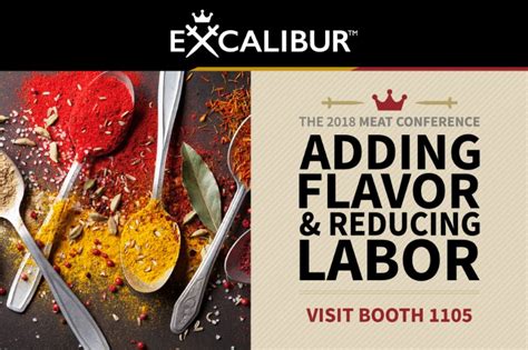 Excalibur Excited To Talk Flavor And Labor At 2018 Meat
