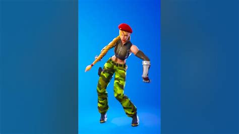 Bounce When She Walk 🥵 Cammy Fortnite Thicc Street Fighter Skin