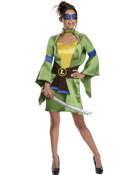 Cl61 Womens Tmnt Geisha Sexy Costume Teenage Mutant Ninja Turtles Halloween Ebay