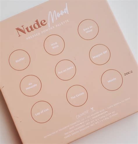 Colourpop Nude Mood Palette Swatches Review